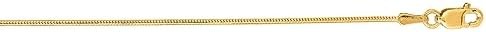 14k Gold Sparkle Cut Round Snake Chain Necklace Jewelry Gifts for Women in Yellow Gold White Gold Choice of Lengths 16 18 20 24 and 0.7mm 0.9mm