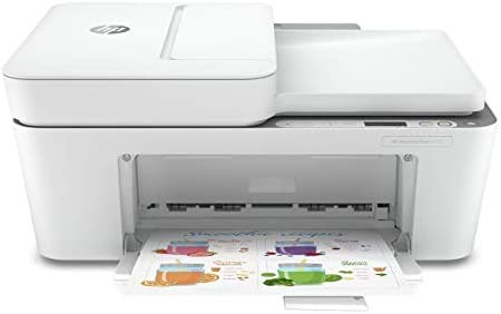 HP DeskJet Plus 4155 Wireless All-in-One Printer | Mobile Print, Scan & Copy | HP Instant Ink Ready | Auto Document Feeder (3XV13A) (Renewed)